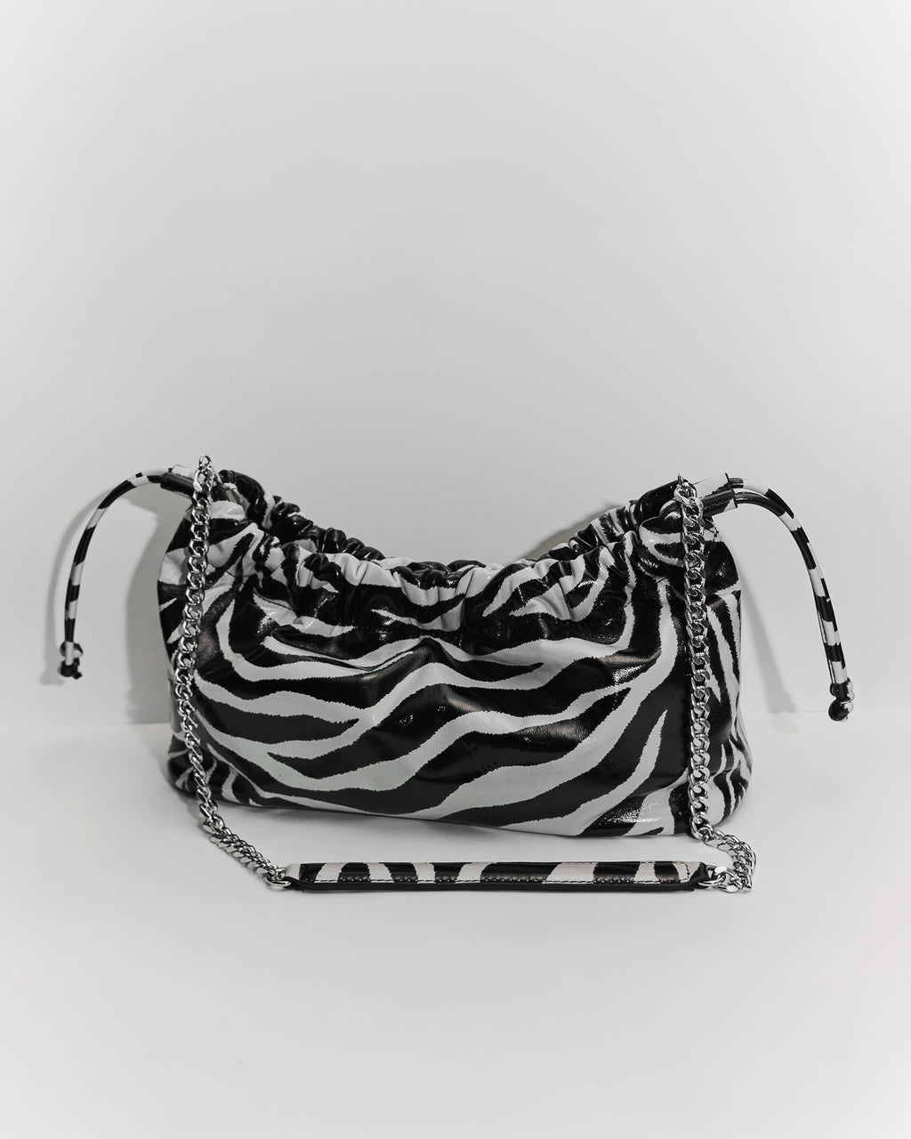 SAYMSIGNA LEATHER BAG - ZEBRA