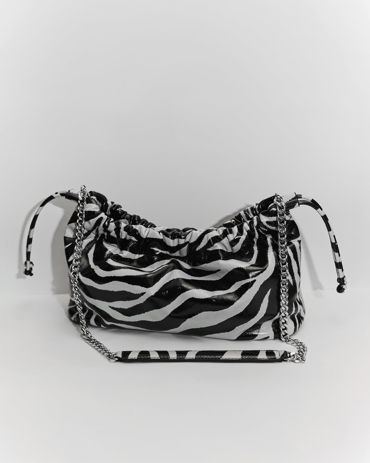 SAYMSIGMA LEATHER BAG - ZEBRA