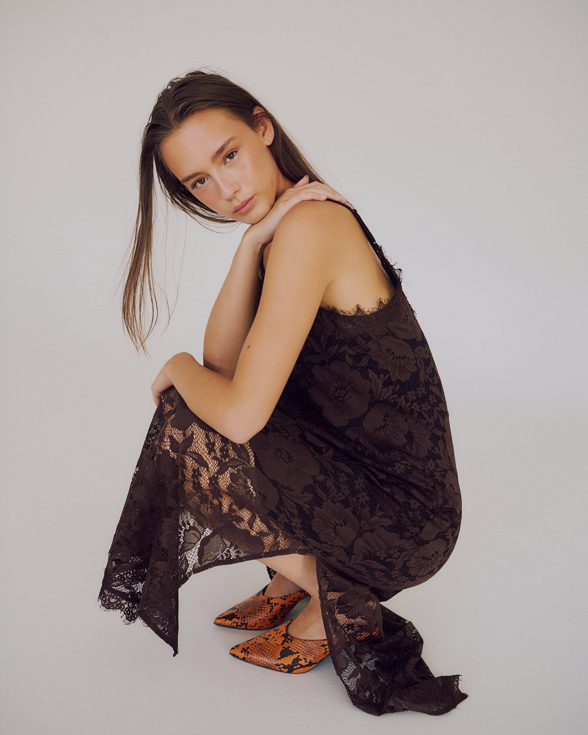 SAYMANNA SL LACE DRESS
