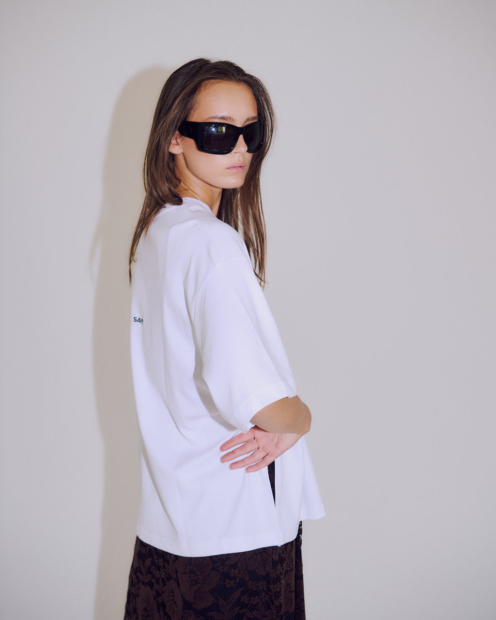 SAYMSIA BASIC T-SHIRT - BRIGHT WHITE