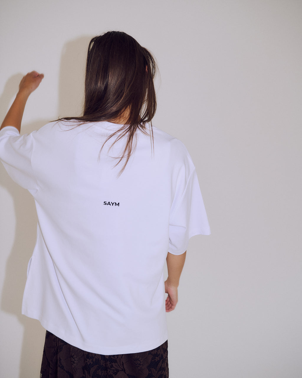 SAYMSIA BASIC T-SHIRT - BRIGHT WHITE