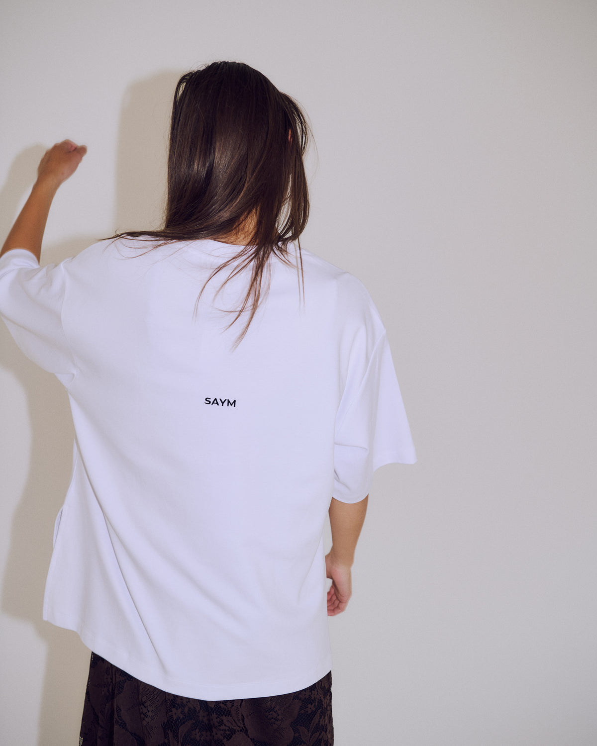 SAYMSIA BASIC T-SHIRT - BRIGHT WHITE