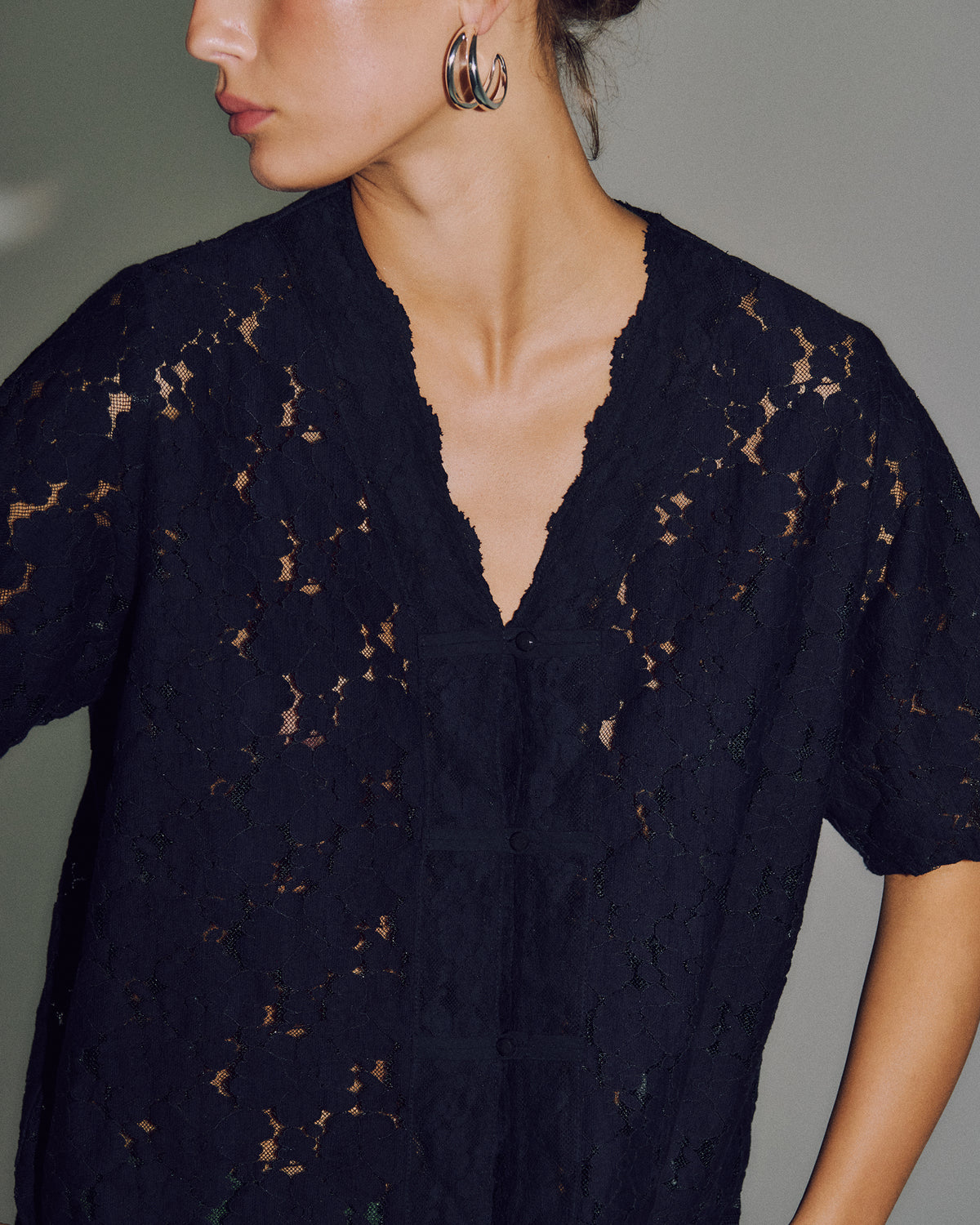 SAYMMAJA SS LACE TOP