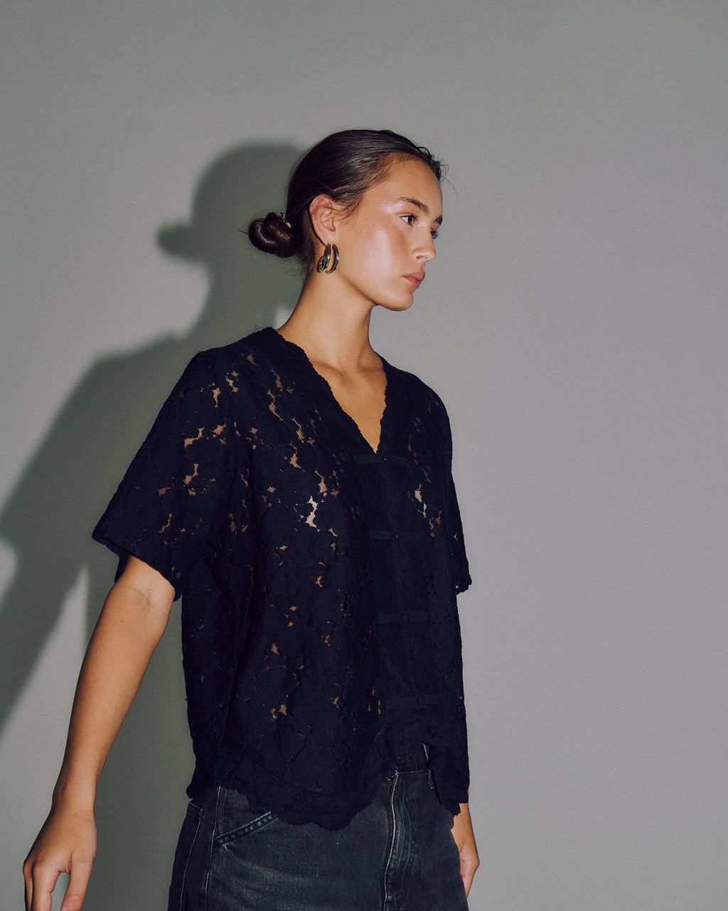 SAYMMAJA SS LACE TOP