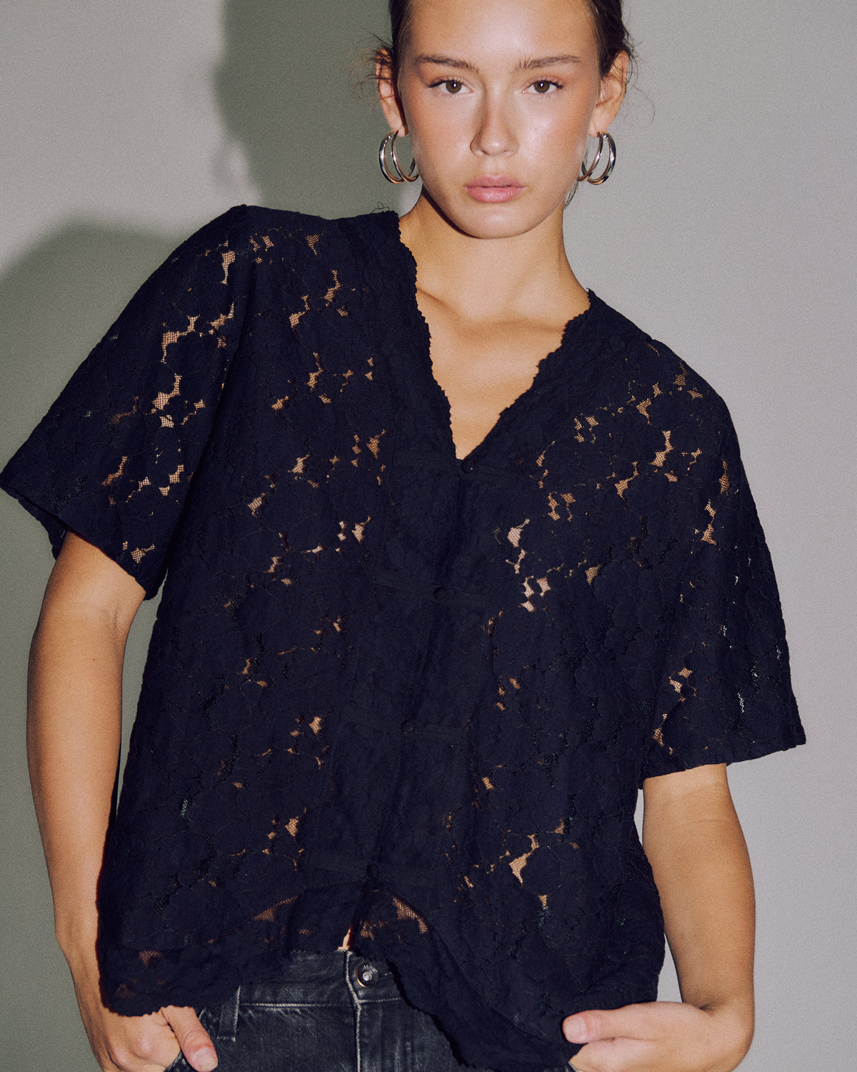 SAYMMAJA SS LACE TOP