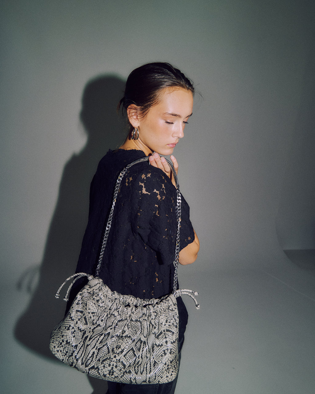 SAYMSIGNA LEATHER BAG - SNAKE