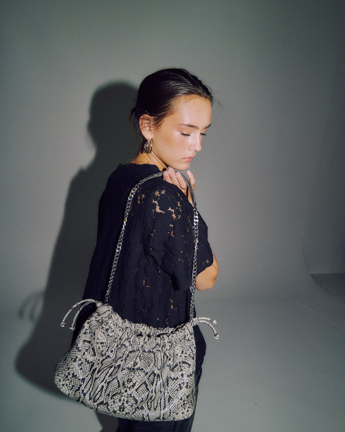 SAYMSIGNA LEATHER BAG - SNAKE