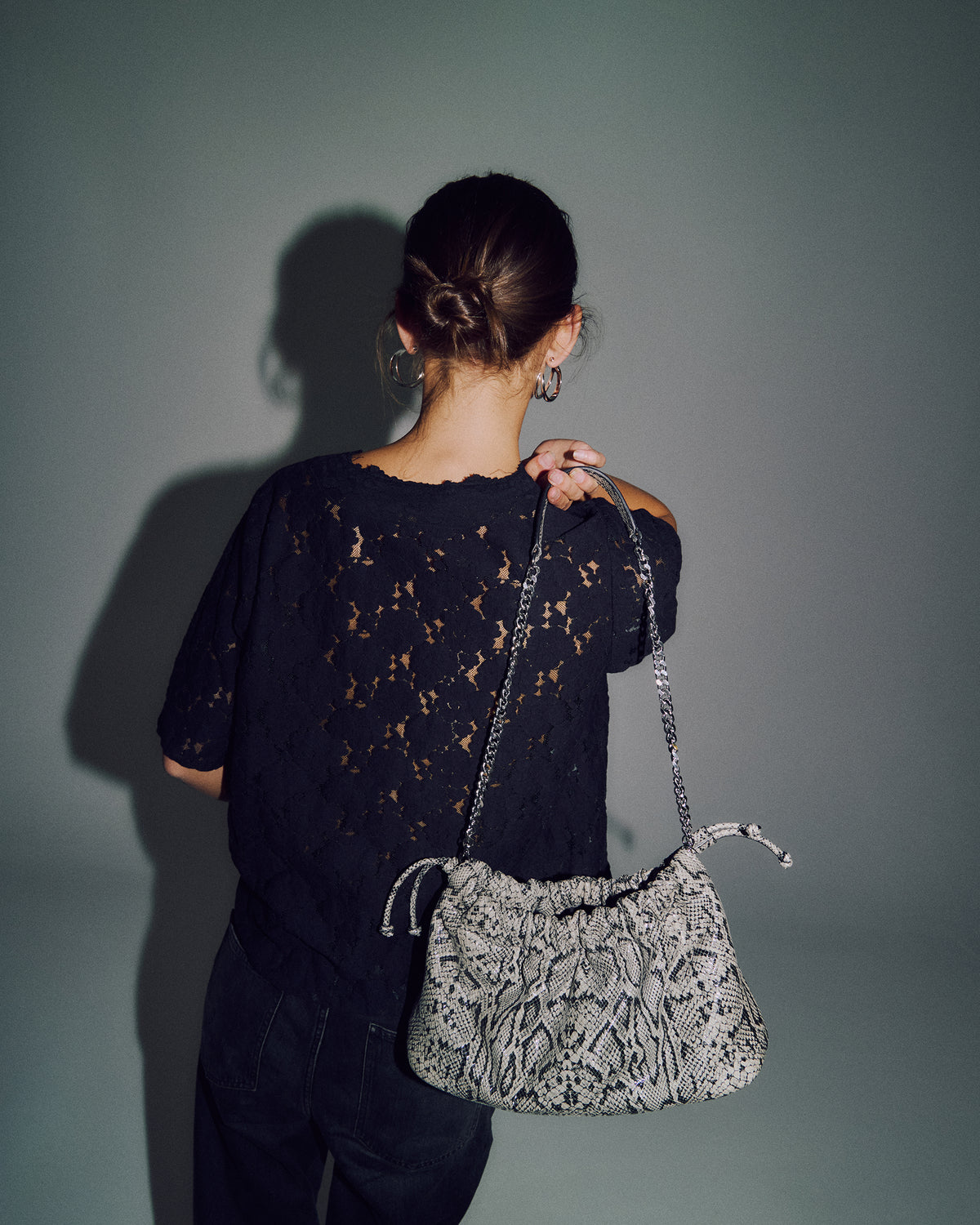 SAYMSIGNA LEATHER BAG - SNAKE
