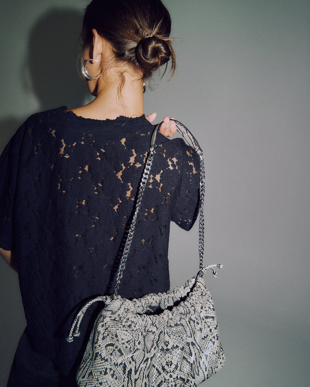 SAYMSIGNA LEATHER BAG - SNAKE