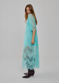 SAYMLULU LACE DRESS - BLUE RADIANCE