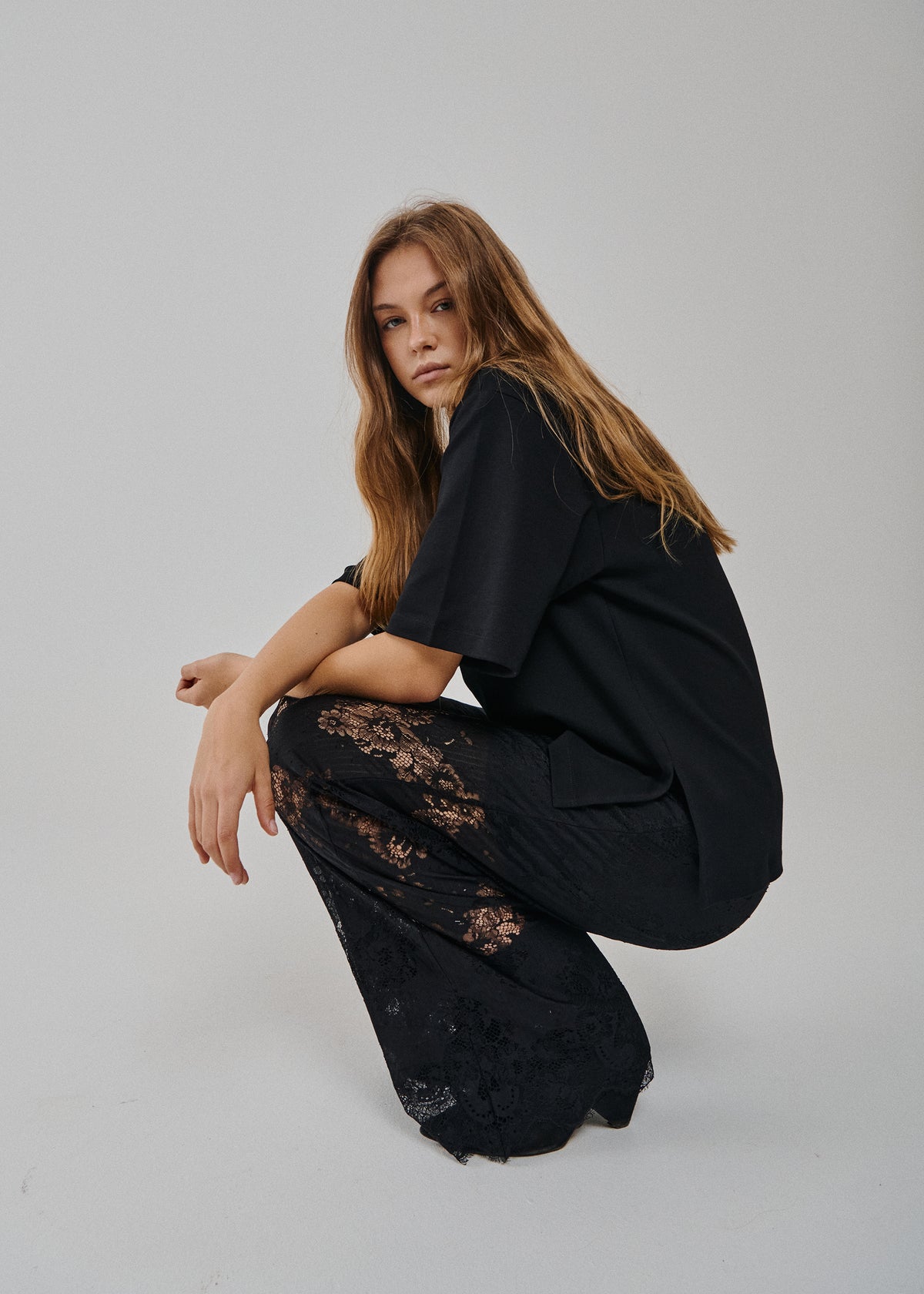 SAYMLULU HW LACE PANTS