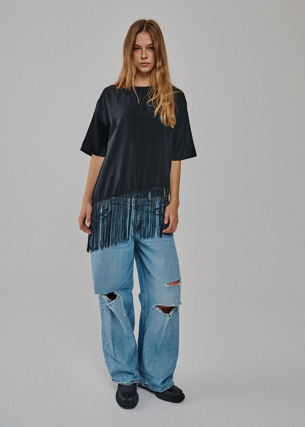 SAYMRIO FRINGE TOP