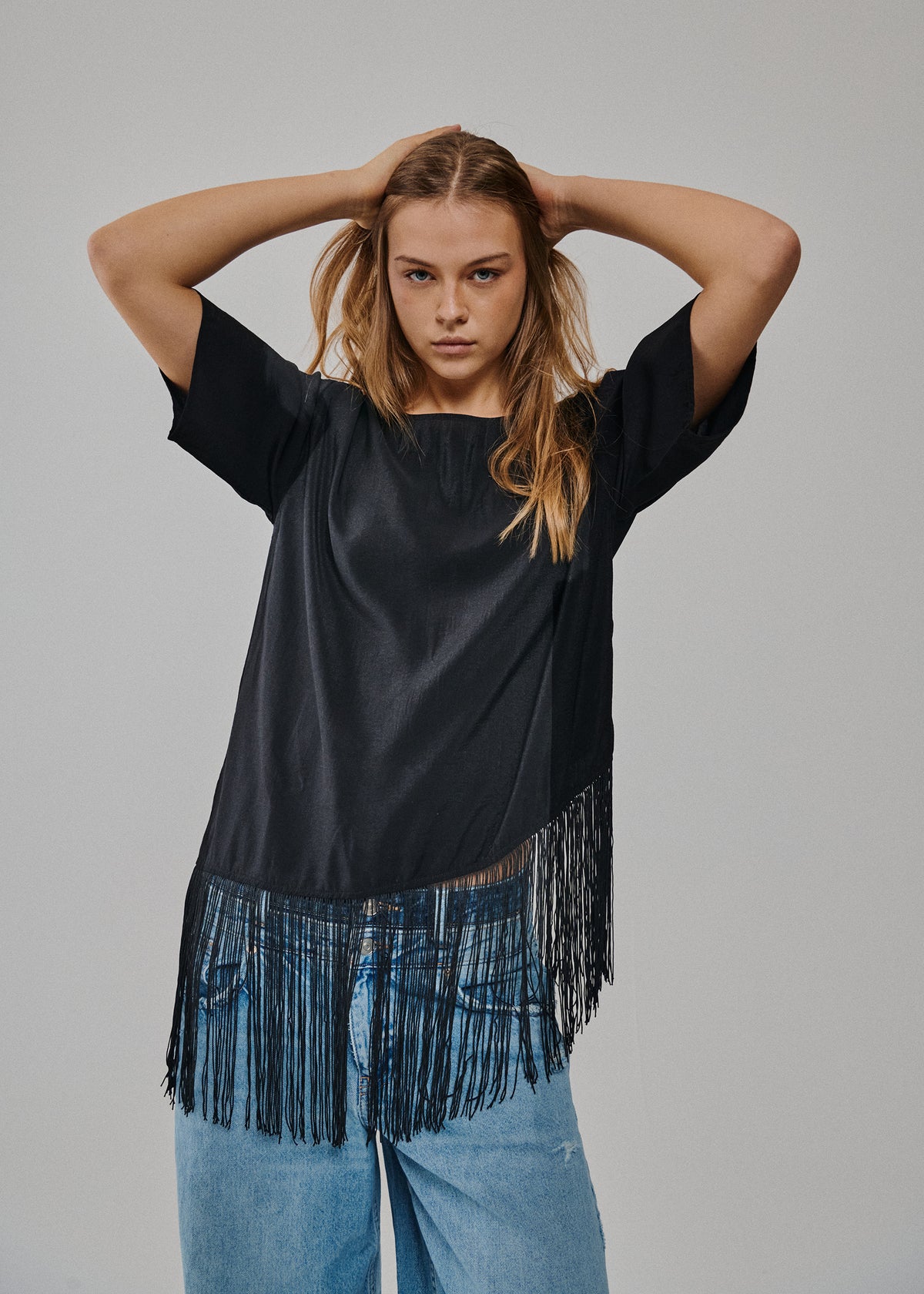 SAYMRIO FRINGE TOP