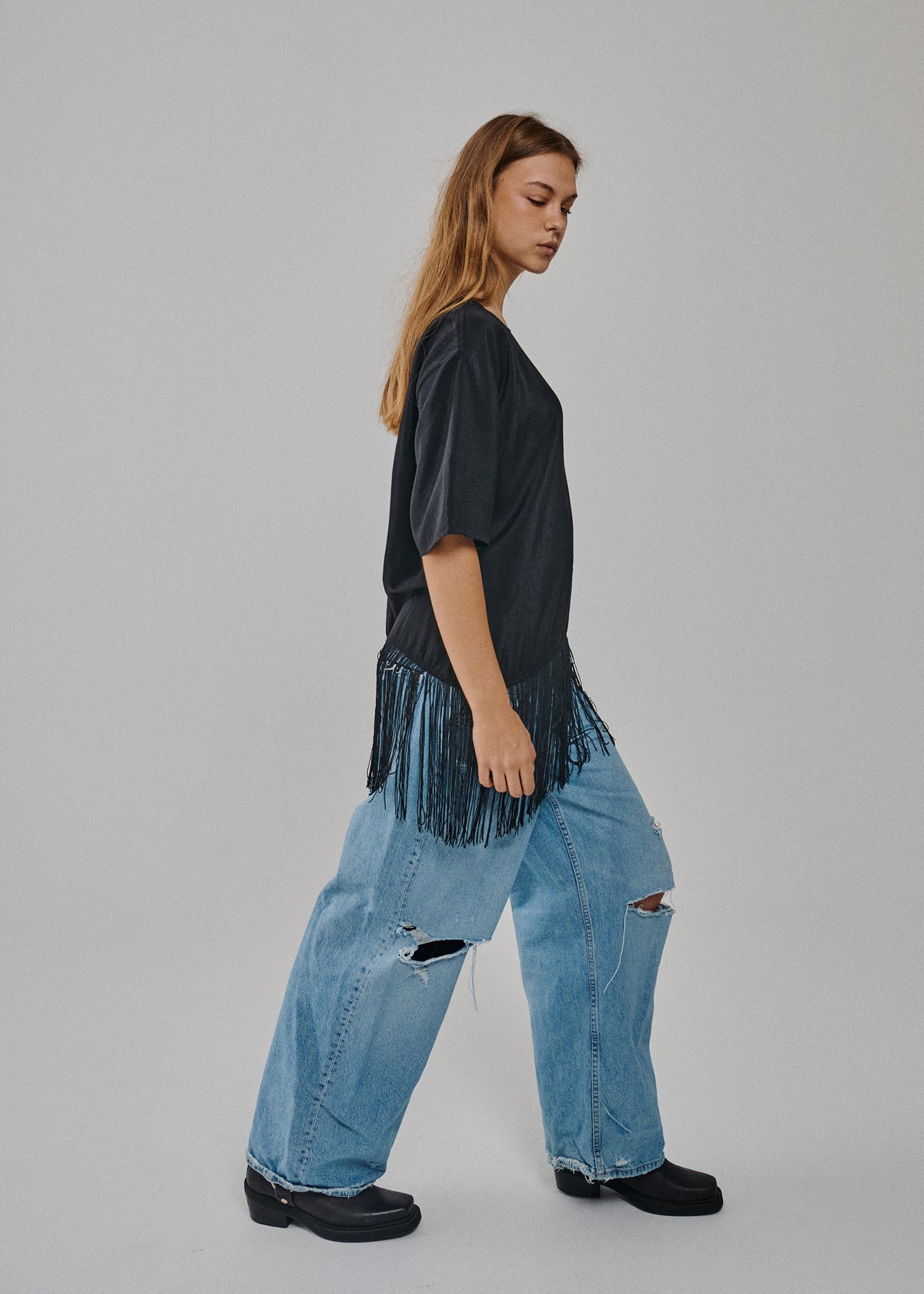 SAYMRIO FRINGE TOP