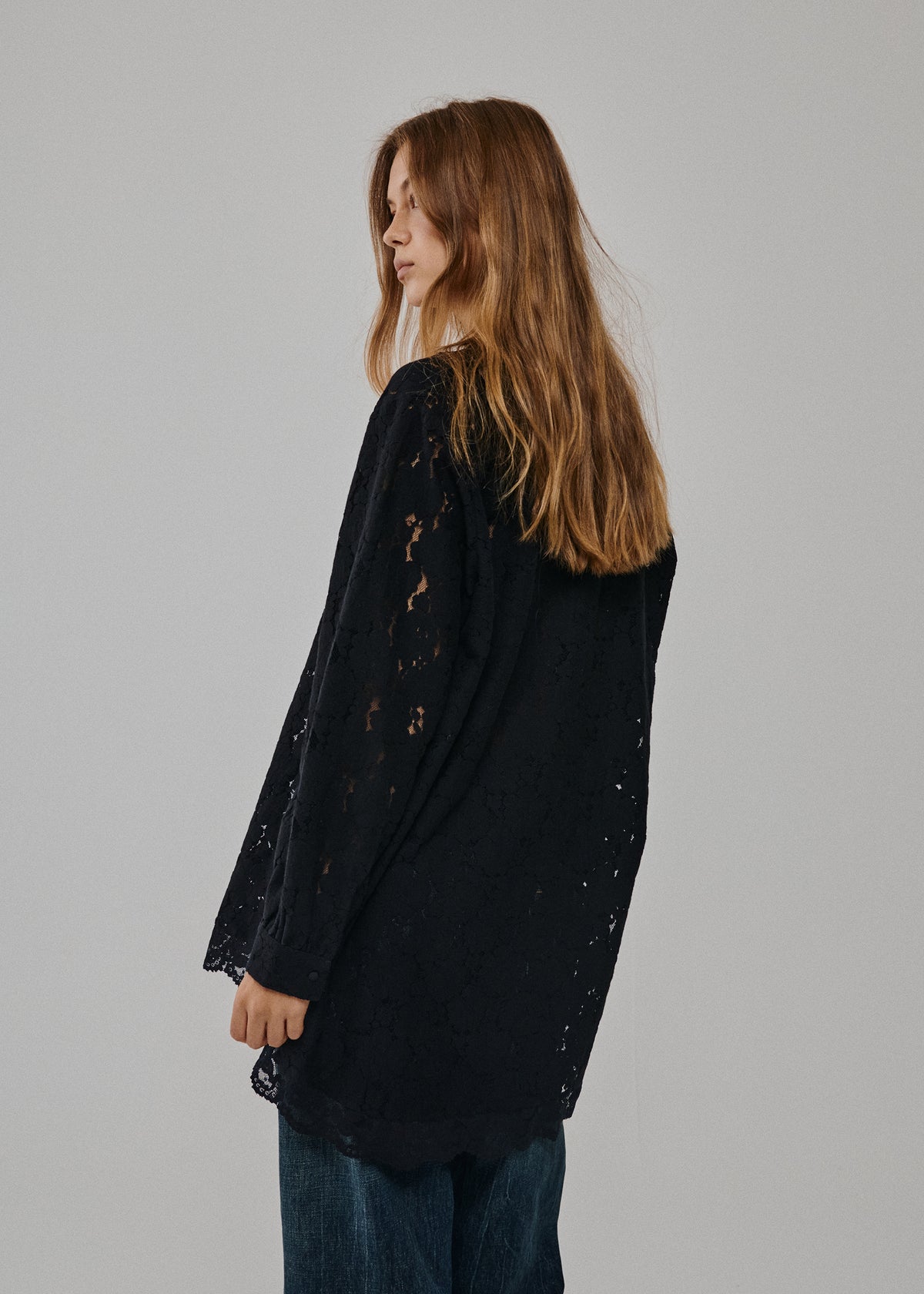 SAYMMAJA LS LACE SHIRT
