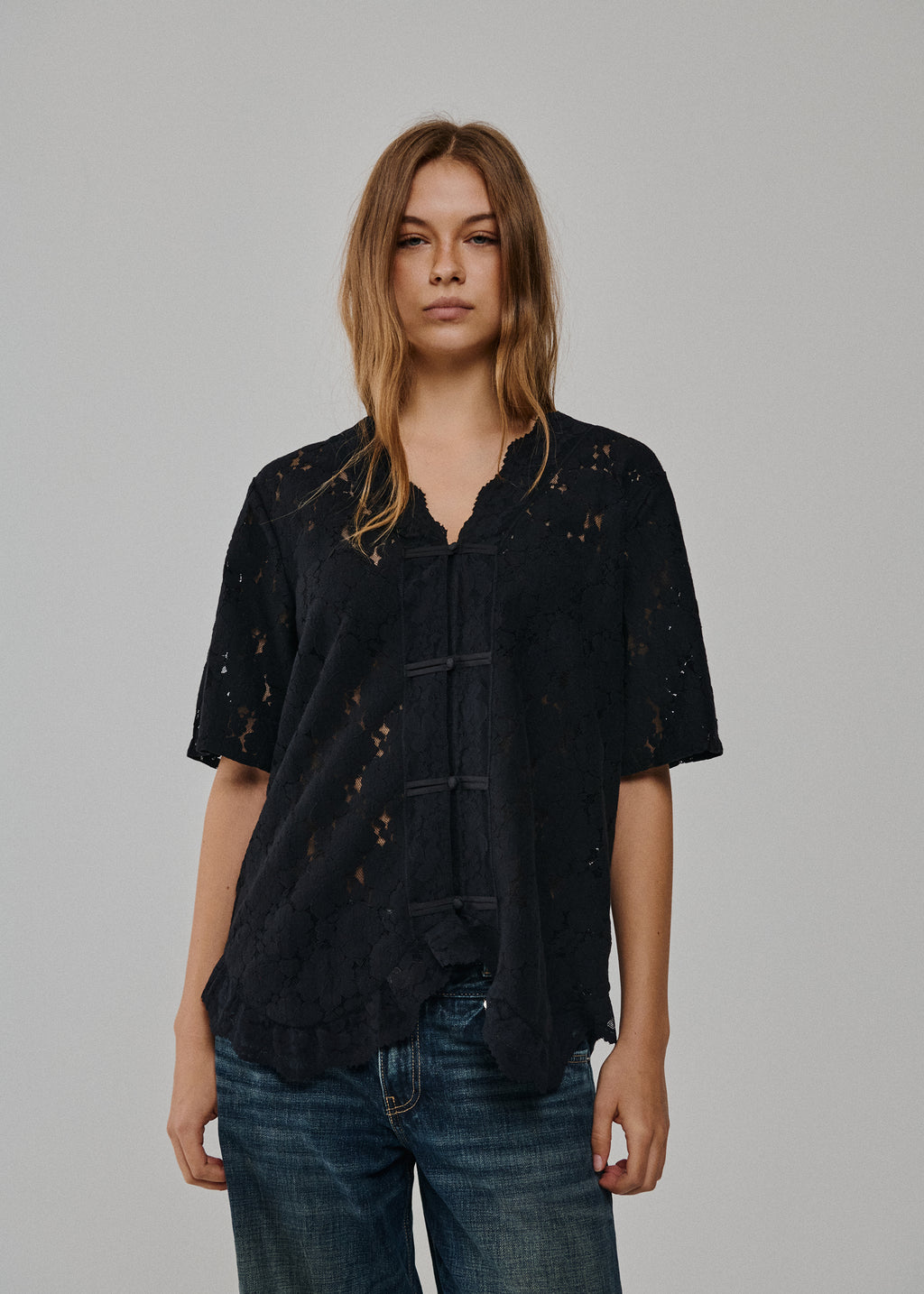 SAYMMAJA SS LACE TOP