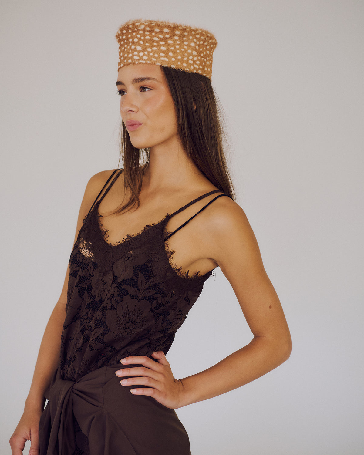 SAYMBAMBI PILLBOX HAT