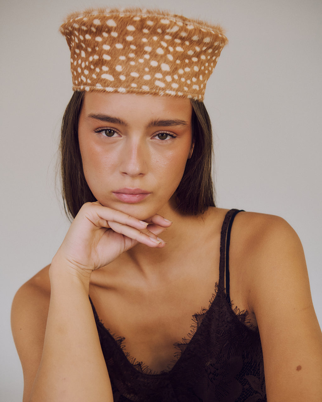 SAYMBAMBI PILLBOX HAT