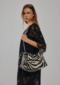 SAYMSIGNA LEATHER BAG - ZEBRA