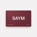 SAYM gavekort